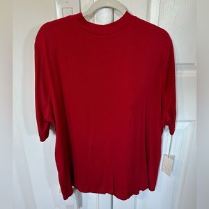 A new day mock neck tee